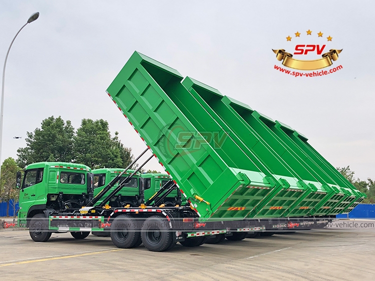 20 CBM Hook Loader Garbage Truck Dongfeng - Batch 2 - 6 untis to Africa - LB